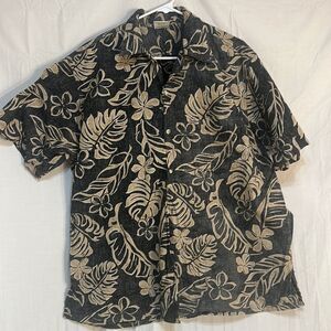 Go barefoot mens Hawaiian Hawaii tradition shirt Made in‎ the USA mens -XL
